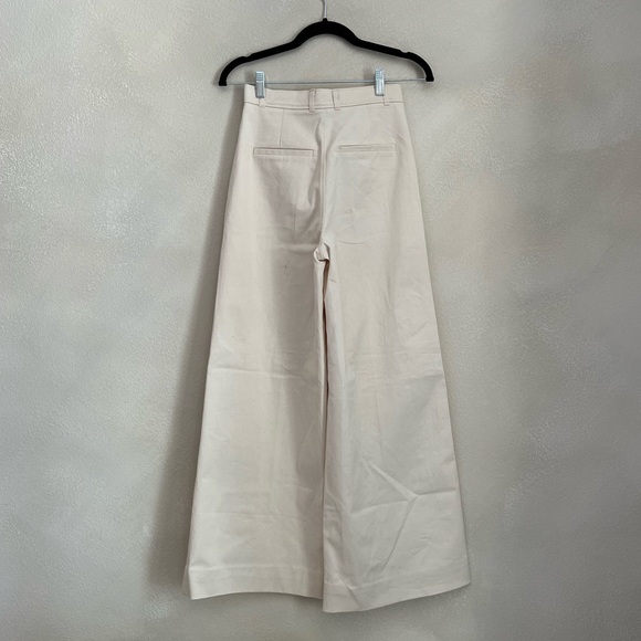 ZARA Canvas High Rise Trousers - Picture 3 of 5